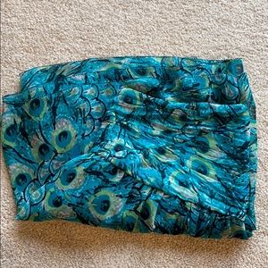 Peacock mini skirt